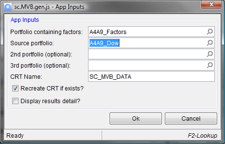 MVB Integrator App Inputs