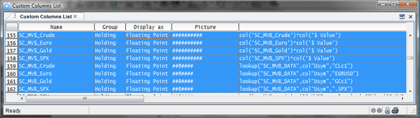 MVB Integrator Custom Reference Table